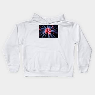 Abstract plasma ball Kids Hoodie